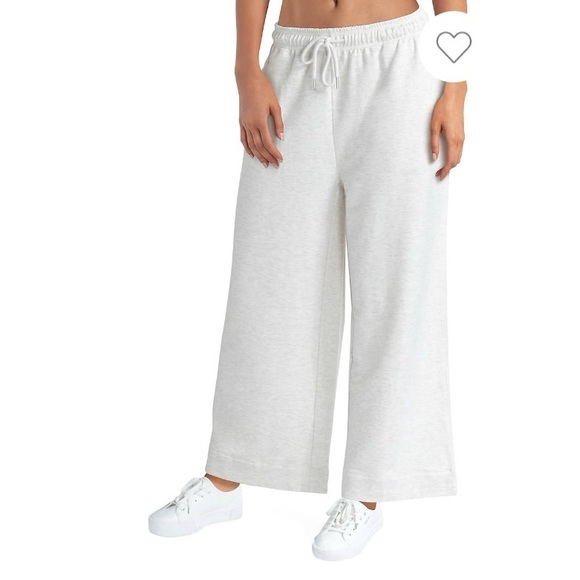 NWT Halston Studio Women’s Brushed Fleece Wide Leg Pants - Picture 3 of 9